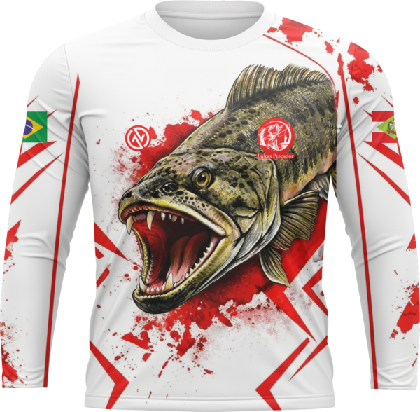 Camisa de Pescaria + Bandana - Branca