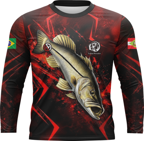Camisa de Pesca + Bandana - Vermelho
